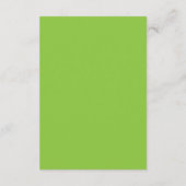 Lime Green Abstract Wallpaper | Minimal Design Informatiekaartje (Achterkant)