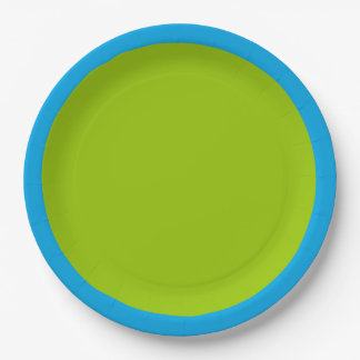 Lime Green Accent Color Ready om aan te passen Papieren Bordje