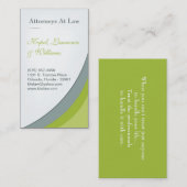 Lime Green advocatenkantoor Legal Corporate Visite Visitekaartje (Voorkant / Achterkant)