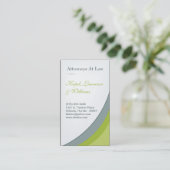 Lime Green advocatenkantoor Legal Corporate Visite Visitekaartje (Staand voorkant)