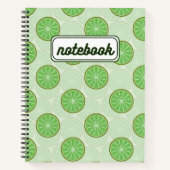 Lime Green Aesthetic Notebook Notitieboek (Voorkant)