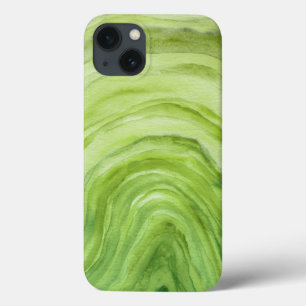 Lime Green Agate II Waterverf Patroon Case-Mate iPhone Case