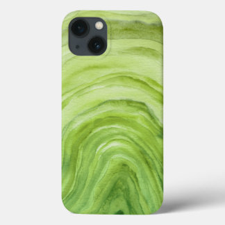 Lime Green Agate II Waterverf Patroon Case-Mate iPhone Case