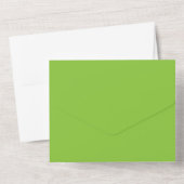 Lime Green All in One Wedding Invitation – Helder Uitnodiging (Achterkant)