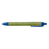 Lime Green Alligator Texture Print Blauwe Inkt Pen (Bodem)
