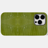 Lime Green Alligator Texture Print Case-Mate iPhone Case (Achterkant (horizontaal))