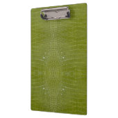 Lime Green Alligator Texture Print Klembord (Links)