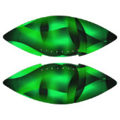 Lime green and black curling, with some shadow? american football (Panelen)