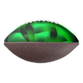 Lime green and black curling, with some shadow? american football (Gedraaid 90)