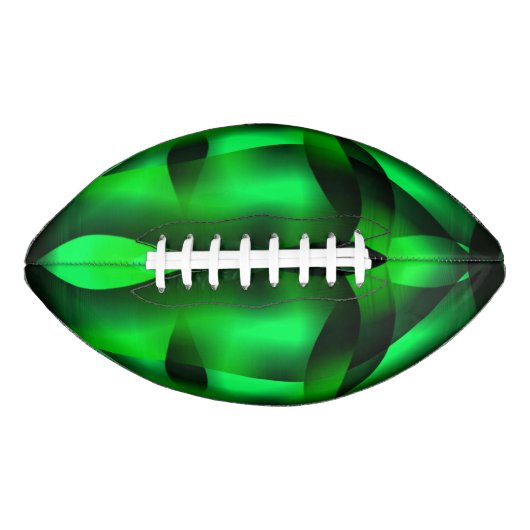 Lime green and black curling, with some shadow? american football (Voorkant)