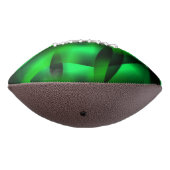 Lime green and black curling, with some shadow? american football (Gedraaid 270)