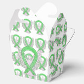 Lime Green Angel Awareness Ribbon Gift Favor Boxes Bedankdoosjes (Geopend)
