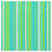 Lime Green Aqua Turquoise Blue Stripes Pattern Stof (Close Up)