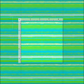 Lime Green Aqua Turquoise Blue Stripes Pattern Stof (Delen)