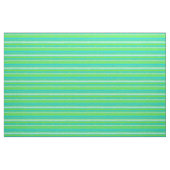 Lime Green Aqua Turquoise Blue Stripes Pattern Stof (Fat Quarter)