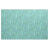 Lime Green Aqua Turquoise Blue Waterverf Pattern Stof (Fat Quarter)