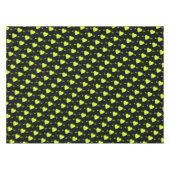 Lime Green Arrow Heart Tablecloth Tafelkleed (Voorkant (Horizontaal))