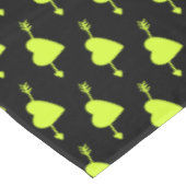 Lime Green Arrow Heart Tablecloth Tafelkleed (Gekanteld)