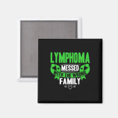 Lime Green Awareness Lint Bloedkanker Magneet (Voorkant / Achterkant)