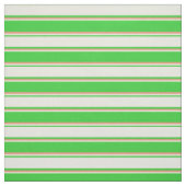 Lime Green, Beige en Donkere zalm Lond Pattern Stof (Swatch)
