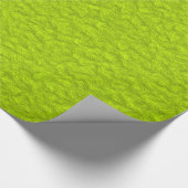 Lime Green Bontlook Design Cadeaupapier (Hoek)