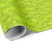 Lime Green Bontlook Design Cadeaupapier (Rol Hoek)