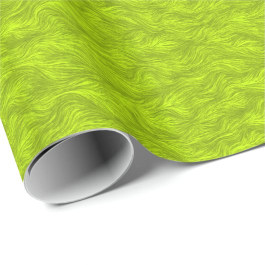 Lime Green Bontlook Design Cadeaupapier (Rol Hoek)