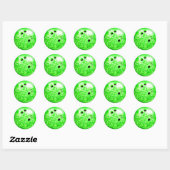 Lime Green Bowling Ball Stickers (Vel)