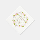 Lime Green Bridal Tea Party Shower Servet (Hoek)