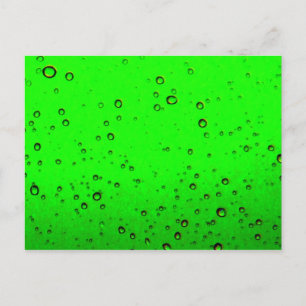 Lime Green Bubbles Briefkaart
