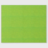 Lime Green Burlap Texture Cadeaupapier (Vlak)