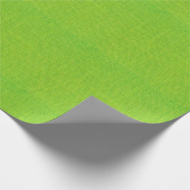 Lime Green Burlap Texture Cadeaupapier