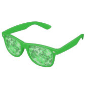 Lime Green Camo Lens Sunbril/Shades Retro Zonnebril (Gekanteld)