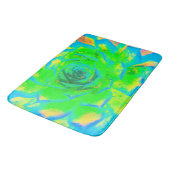 Lime Green Chartreuse Succulent Sedum Rosette Badmat (Gekanteld)