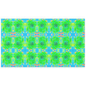 Lime Green Chartreuse Succulent Sedum Rosette Tafelkleed (Voorkant (Horizontaal))