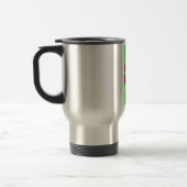 Lime Green Cherry Splash Reisbeker (Links)