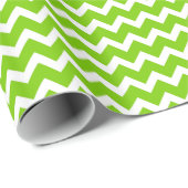 Lime Green Chevron Cadeaupapier (Rol Hoek)
