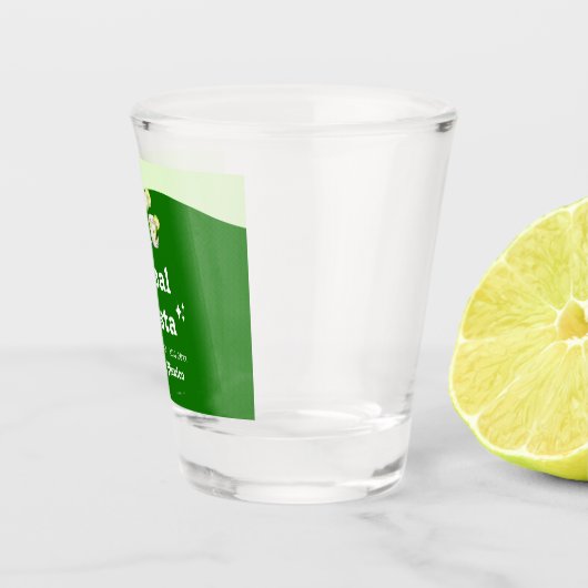 Lime Green Citrus Final Fiesta Bachelorette Shot Glas (Rechts)