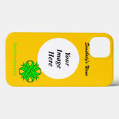 Lime Green Clover Ribbon Tmpl van Kenneth Yoncich Case-Mate iPhone Case (Achterkant (horizontaal))