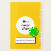 Lime Green Clover Ribbon van Kenneth Yoncich Planner (Achterkant)