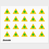 Lime Green Clover Ribbon van Kenneth Yoncich Sticker (Vel)