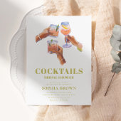 Lime Green Cocktails Vrijgezellenfeest Kaart