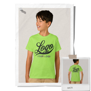 Lime Green Company Logo Swag Business Kinder Boys T-shirt