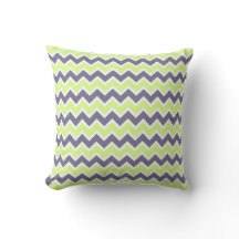 Lime Green & Dark Gray Chevron Pattern