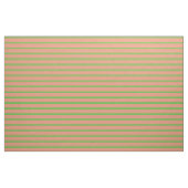 Lime Green & Dark Salmon Pattern Stof (Fat Quarter)