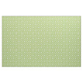 Lime Green Diamond Squares Ikat Mosaic Pattern Stof (Yard (91,4 cm))