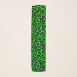 Lime Green en Black Leopard Print Sjaal<br><div class="desc">🥇 EEN ORIGINEEL COPYRIGHT-ONTWERP VAN Donna Siegrist IS ALLEEN BESCHIKBAAR OP ZAZZLE! Lime Green en Black Leopard Print. Beschikbaar in verschillende kleuren. ⭐ 99% van mijn design in mijn winkel wordt in lagen gedaan. Dit maakt het voor u gemakkelijk resize en beweegt de grafiek en de tekst rond zodat het...</div>