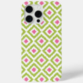 Lime Green en roze Diamond Ikat Pattern Case-Mate iPhone Case (Achterkant)