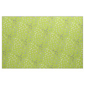 Lime Green en Silver City Stippen Stof (Yard (91,4 cm))