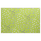 Lime Green en Silver City Stippen Stof (Fat Quarter)